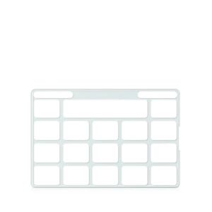 Keyguard SC Mini, Snap, 3X4 Voc. Grid/4X5 Tot. Grid W/AA, Insert Only