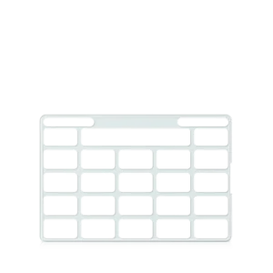 Keyguard SC Mini, Snap, 4X4 Voc. Grid/5X5 Tot. Grid W/AA, Insert Only