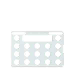 Keyguard SC Mini, Snap, 3X4 Round Voc. Grid/4X5 Tot. Grid W/AA, Insert Only