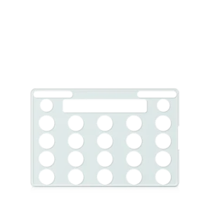 Keyguard SC Mini, Snap, 4X4 Round/5X5 Tot. Grid W/AA, Insert Only